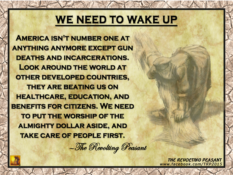 We Need to Wake Up!